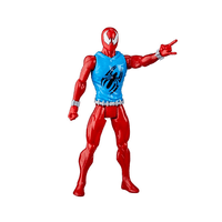 Ansaldo - Spiderman Figura Titan Heroe Web Warriors - Scarlet Spider