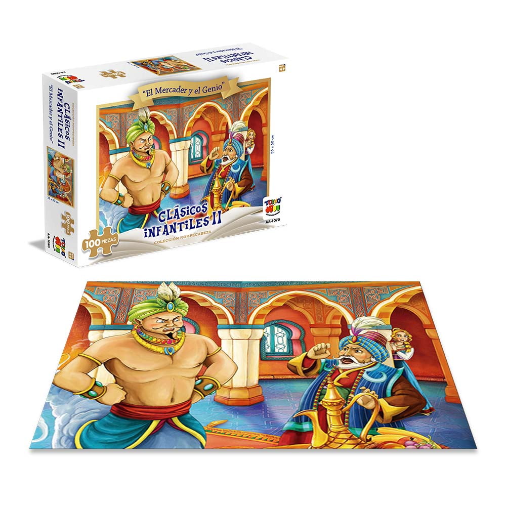 Puzzle El Mercader Y El Genio (100 Piezas) - Toyng