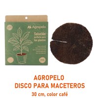 Matter Of Trust - Discos Agropelo Natural 30Cm, Mulch De Ahorro Hidrico Para Maceteros