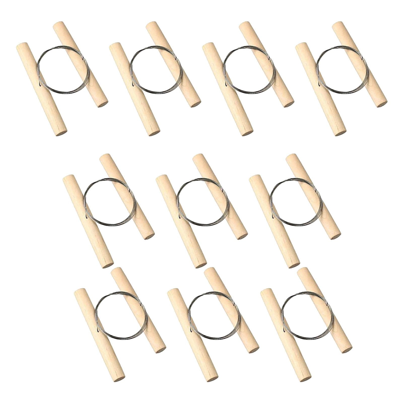 Magideal - 10 Piezas De Alambres Cortadores De Arcilla, Herramientas De Corte, Artesanías, Herramientas Portátiles De Cerámica Para Manualidades, Bricolaje Para
