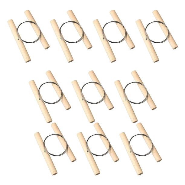 10 piezas de alambres cortadores de arcilla, herramientas de corte, artesanías, herramientas portátiles de cerámica para manualidades, bricolaje para