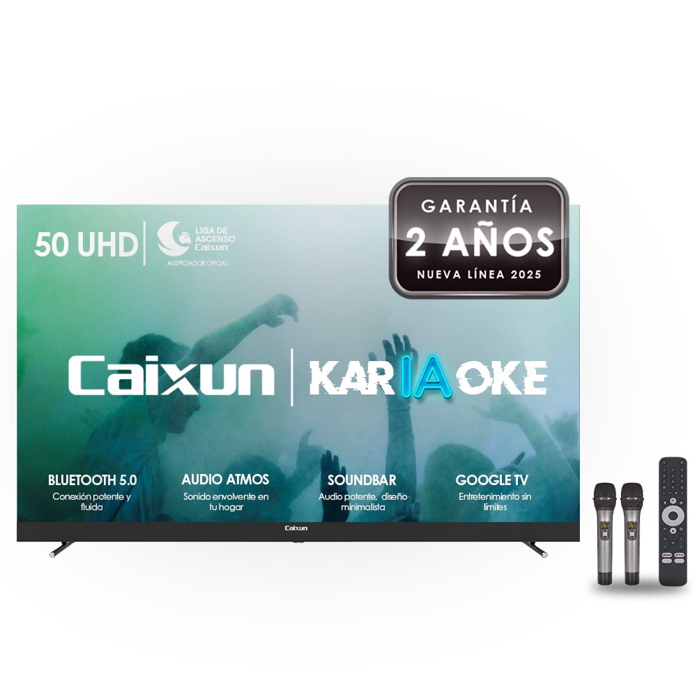 Caixun - Smart Tv Led 50 Uhd 4k Karaoke Google Tv C50vsug
