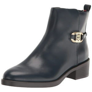 Bota Tommy Hilfiger Imiera Para Mujer, Color Azul Marino, Talla 6.5