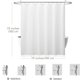 thumbnail image 2 of suxuMhao Forro de Cortina de Ducha - Cortina de Ducha Lavable E Impermeable con Forro, Cortina de Ducha Boho, Forro de Ducha Negro, W72"*H72" 1 Pieza Cortina para Baño, Cortinas de Ducha Duraderas,, 2 of 4