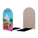 thumbnail image 2 of Mouk Sujetalibros decorativos temáticos, tope para estantería con base antideslizante, uso dual para hogar y oficina - 2 piezas, 2 of 6