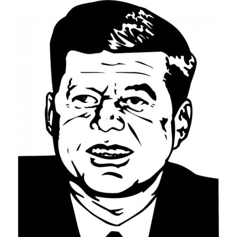 Rienda Libre Graphics - Decomural Jfk Kennedy Usa President Ws-33984