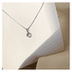 thumbnail image 2 of Collar Plata Punto De Luz Circon 40 Cm, 2 of 6