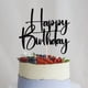 thumbnail image 4 of Topper para pastel Gtseryeio negro con brillo Happy Birthday, 4 of 8