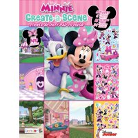 Libro De Actividades Con Pegatinas Disney Minnie Mouse Create-A-Scene