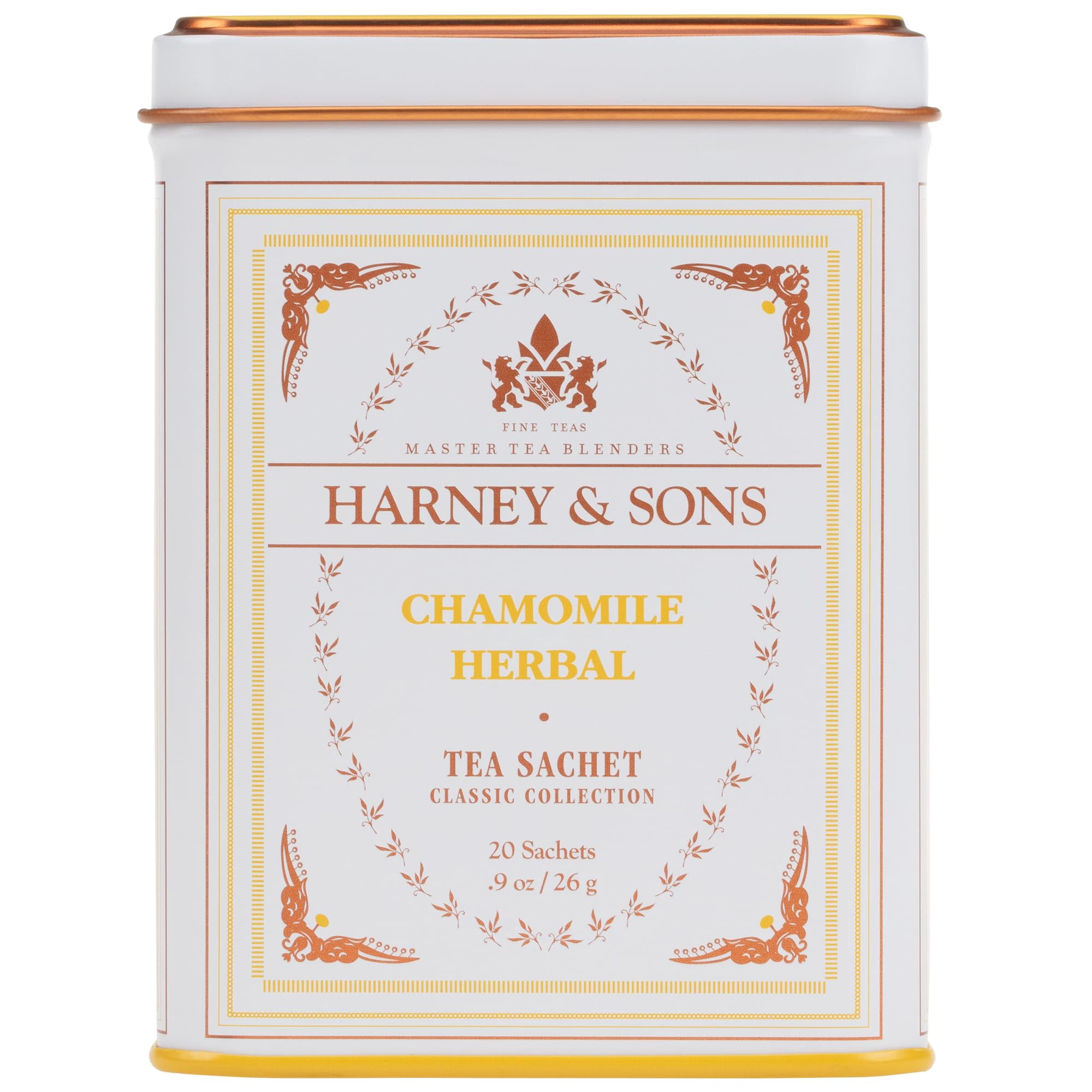 Té De Hierbas Harney & Sons Chamomile Classic En Lata, 20 Sobres