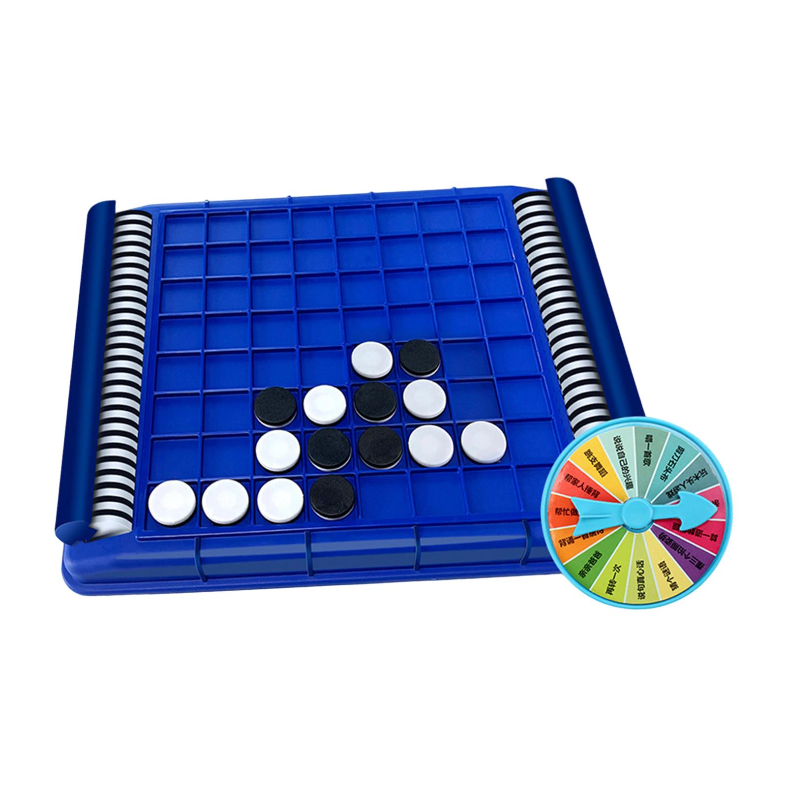 Bothyi - Juego De Mesa De Estrategia Reversi, Rompecabezas Para Viajes A Casa Para Adolescentes, Regalo Familiar Con Disco De Penalización