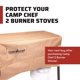 thumbnail image 2 of Cubierta para Patio Camp Chef para Estufas de 2 Quemadores Resistente al Clima, 2 of 8