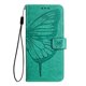thumbnail image 2 of Funda cartera mariposa para Samsung Galaxy S25 Edge con soporte y ranuras para tarjetas Verde, 2 of 5