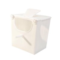 Ioensy - Caja De Cría De Aves, Jaula Estable, Accesorios Para Cotorras, Canarios, Pinzones Y Agapornis, Color Blanco