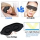 thumbnail image 4 of Máscara para dormir, máscara para dormir 3D para hombres y mujeres, cubiertas para los ojos para dormir, artículos esenciales de viaje para volar, cubiertas para los ojos para viajar, yoga, meditación, 4 of 7
