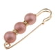 thumbnail image 1 of abs perlas rhinestone espaciador cuentas broche de seguridad broche clip bufanda sombrero rosa, 1 of 5