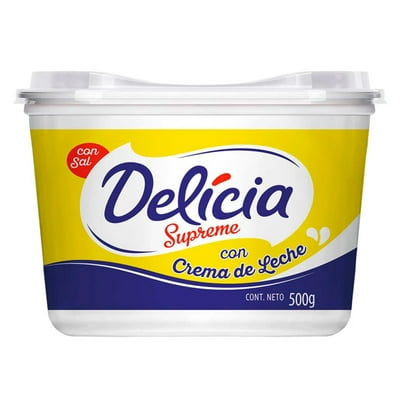 Margarina Vegetal Con Crema De Leche 500 G Delicia Supreme