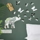 thumbnail image 1 of 1pc Mirror Elephant Chasing Butterfly Wall Sticker, Scene Decor, Room Decor, 1 of 4