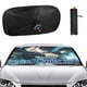 thumbnail image 1 of Blue Exorcist Sombrilla Solar para Auto - Protector de Parabrisas Plegable | Cortina Solar Delantero | Bloqueo UV y Aislamiento de Calor 133x73cm, 1 of 6