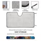 thumbnail image 2 of Fantasía Parasol para Parabrisas Delantero Protector Plegable, Visera Solar para Auto Bloquea Rayos UV Mantiene tu Vehículo Fresco 130cm*70cm, 2 of 6