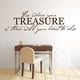 thumbnail image 2 of Decomural Where Your Treasure Is Family WS-15977, 2 of 2