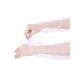 thumbnail image 4 of INSPIRE CHIC Guantes sin dedos de malla transparente con mangas largas de tul con volantes para mujer para boda 1 par rosa talla única, 4 of 6