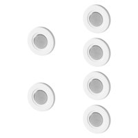 Magideal - 6X Portes De Control Remoto De La Pared Organizador De Almacenamiento De Almacenamiento Instalación De Inicio Instalación De La Pared Montada Para El