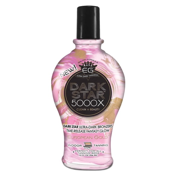 Loción bronceadora European Gold Dark Star 5000X 354 ml