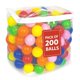 thumbnail image 1 of Play Balls MW SPORTS para piscina de bolas, a prueba de aplastamiento, 200 pelotas, 1 of 7