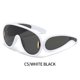 thumbnail image 1 of Cyberpunk Sports Sunglasses - Luxury Brand Oversized Eyewear for Women and Men - UV400 Protection - Perfect for Summer Parties and Outdoor Activities, 1 of 5