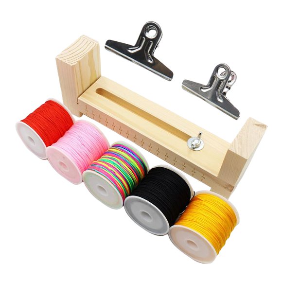 Plantilla de Paracordaa de , fabricante de pulseras, herramienta artesanal DIY para cordón de paracaídas, herramientas para tejer manualidades B