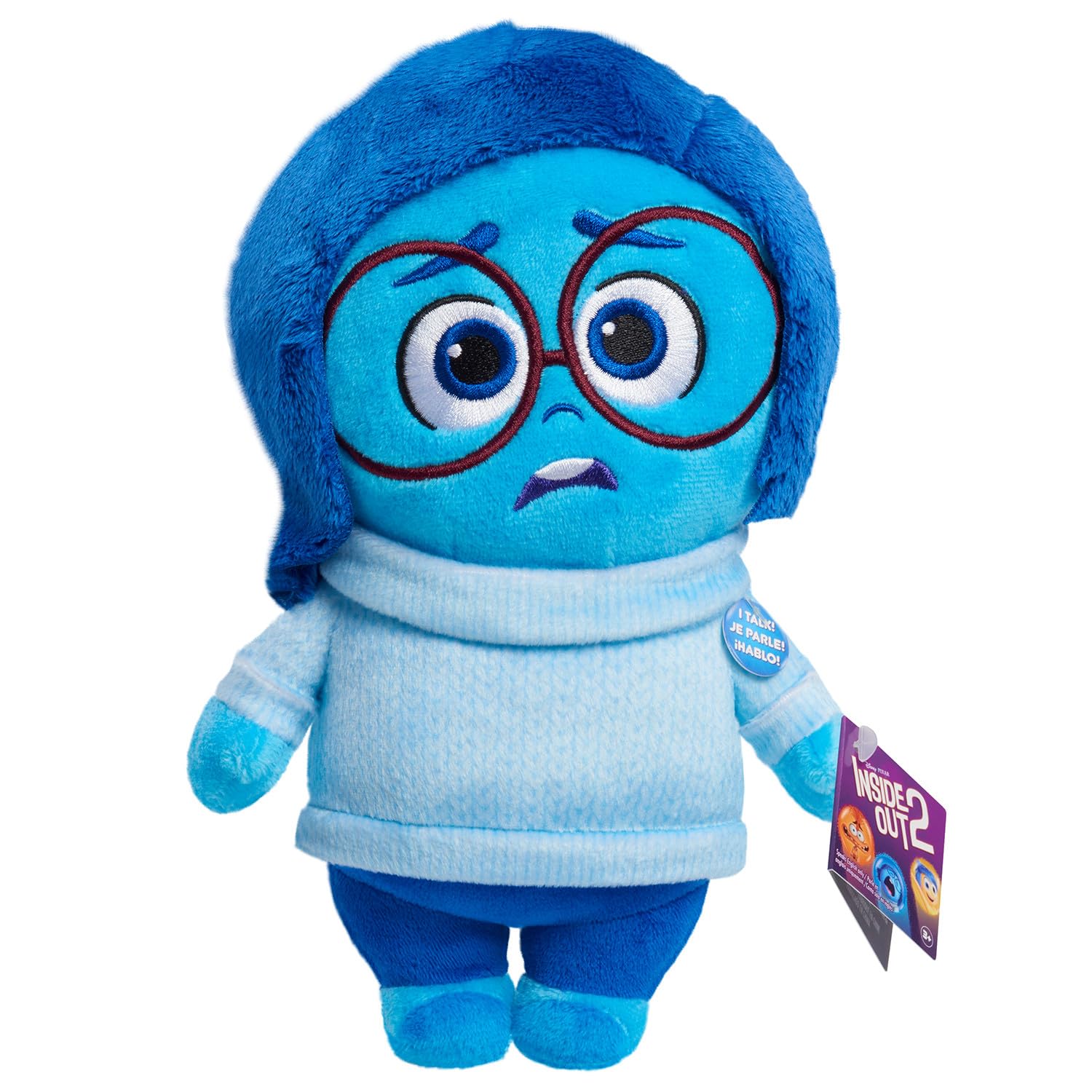 Peluche Just Play Inside Out 2 Talk It Out Sadness 19 Cm