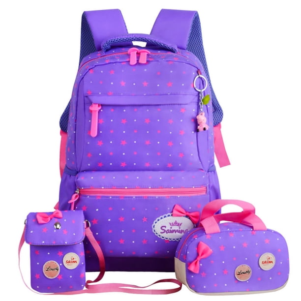 Dropshipping 3pcs/set School Bag Backpacks Schoolbag Fashion Kids Lovely Backpack for Children Girls Bag Student Mochila Sac