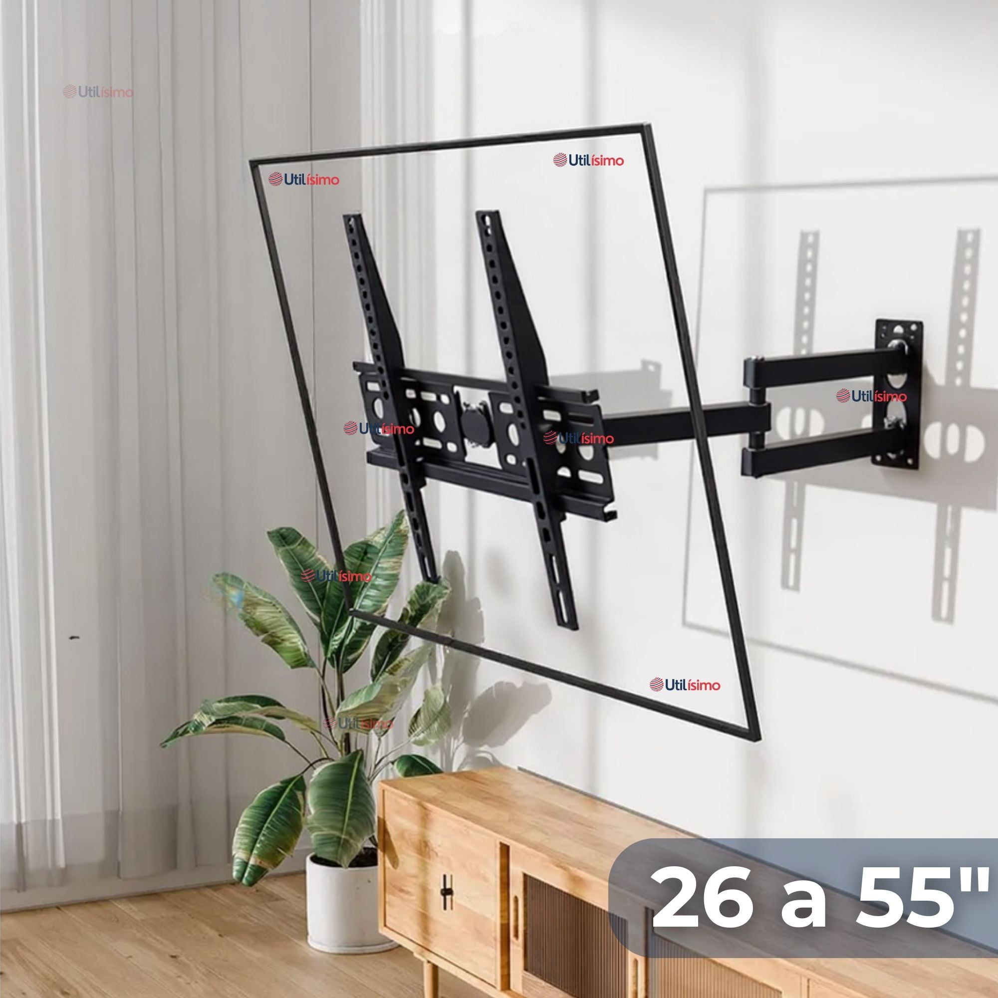 Line - Soporte Tv 26 A 55 Pulgadas 35kg Soporte Tv De Pared Ajustable