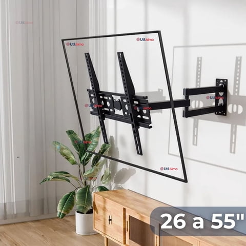 Line - Soporte Tv 26 A 55 Pulgadas 35Kg Soporte Tv De Pared Ajustable