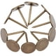 thumbnail image 1 of 100 clavos de tapicería, chinchetas de estilo vintage, de cabeza plana, de hierro, para muebles, sofás, puertas, decoración, 1,1 x 1,7 cm., 1 of 5