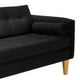 thumbnail image 4 of Sofa Retro 3CG Felpa 04 Negro, 4 of 6