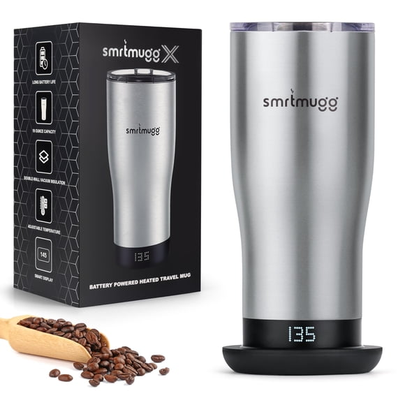 Taza de café calentada SmartMugg X 560 ml con batería de 8 horas de duración