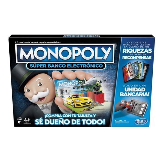Juegos De Mesa Monopoly Súper Banco Electrónico 1 Un Hasbro Gaming