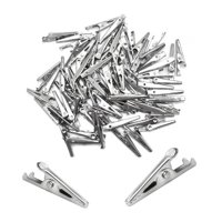 Magideal - 100X Clips De , Clip Hecho A Mano De Bricolaje, Clip De De Línea De Prueba Práctico, Estable Y Duradero, Para Trabajos De Prueba , 28Mm