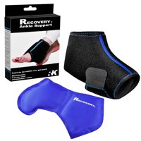 Recovery Soporte Tobillo Con Gel Pack Para Frio / Calor