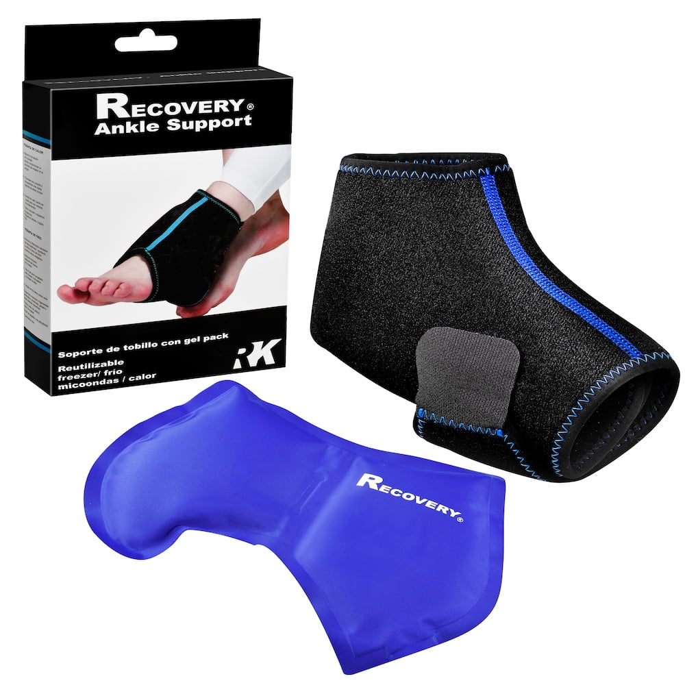 Recovery Soporte Tobillo Con Gel Pack Para Frio / Calor