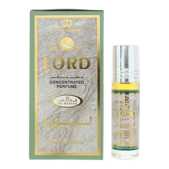 Perfume Al-Rehab Lord concentrado de 6 ml sin alcohol