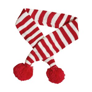 Ioensy - Bufanda Navideña Para Perros, Calentador De Cuello De Invierno Para Mascotas, Disfraz Para Cachorros, Perros Pequeños, Gatos, L, Rayas Rojas Blancas