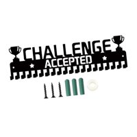 Magideal - Colgador De Medallas, 20 Ganchos, Estante De Exhibición De Collares, Soporte Colgante Creativo, Organizador Para Sala De Estar, Fútbol, Gimnasio,