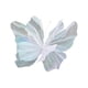 thumbnail image 4 of Mariposa Artificial De Hilo De Seda, Gasa Gigante, Mariposa Falsa Para Manualidades De Boda, Color Blanco, 4 of 5