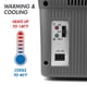 thumbnail image 3 of Enfriador/Calentador Termoeléctrico Wagan EL6214 14L 12/24V DC, 3 of 8