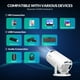 thumbnail image 2 of Reiie Mini Proyector Portátil 4K 1080P Full HD WiFi6, 2 of 3