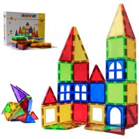 Bloques Magneticos Magblock Azulejos Magneticos Para Ninos 32Pcs
