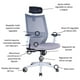 thumbnail image 2 of Silla de Escritorio Lena Gris, 2 of 4